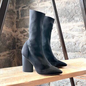Yeezy Season 4 Black Sock Heeled Booties
